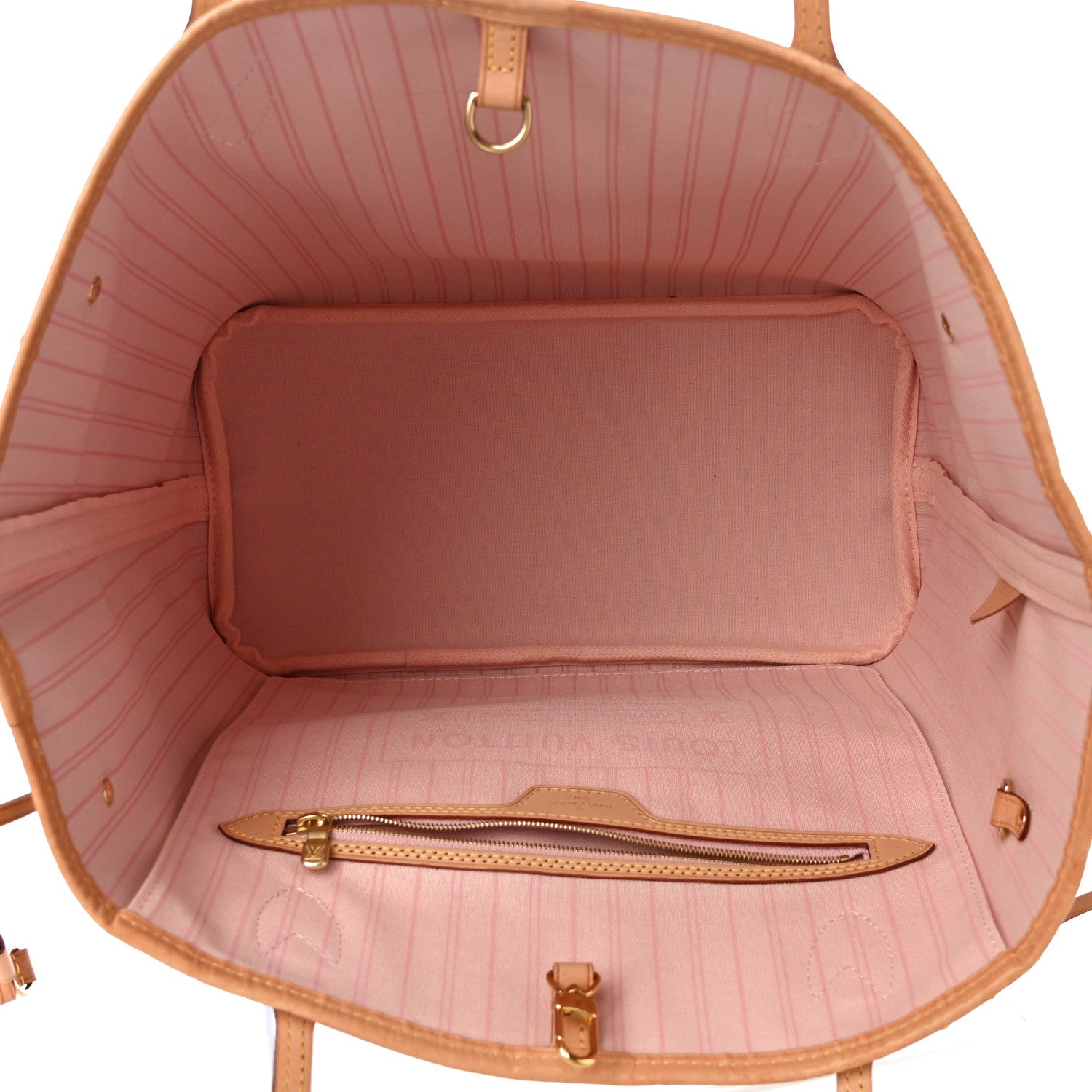 Louis Vuitton Damier Azur Neo Neverfull MM Rose Ballerine 6 of 11