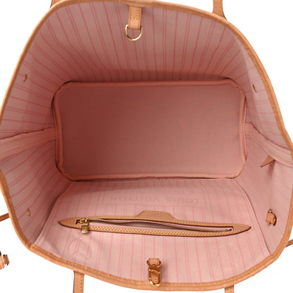 Louis Vuitton Damier Azur Neo Neverfull MM Rose Ballerine 6 of 11