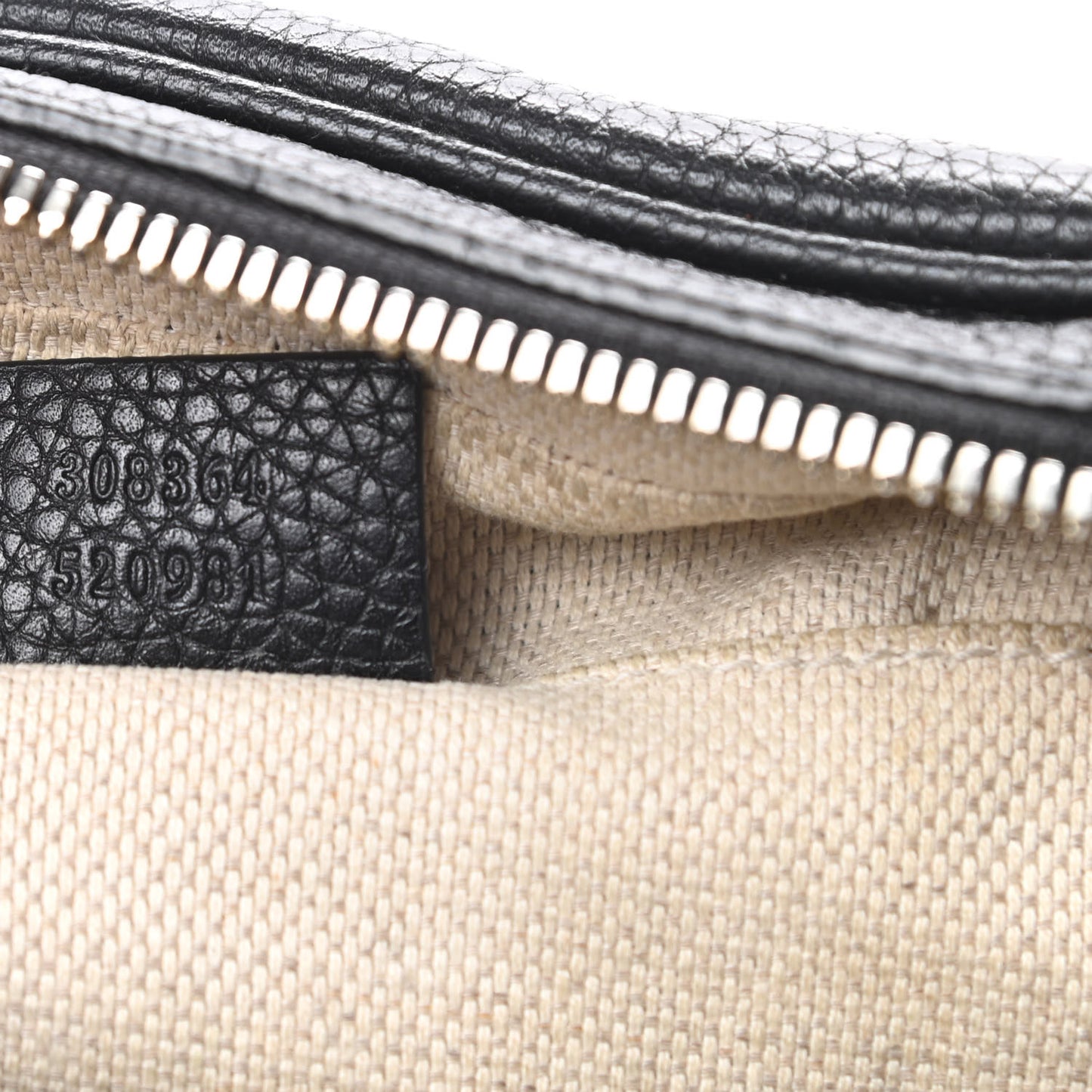 Pebbled Calfskin Small Soho Disco Bag Black
