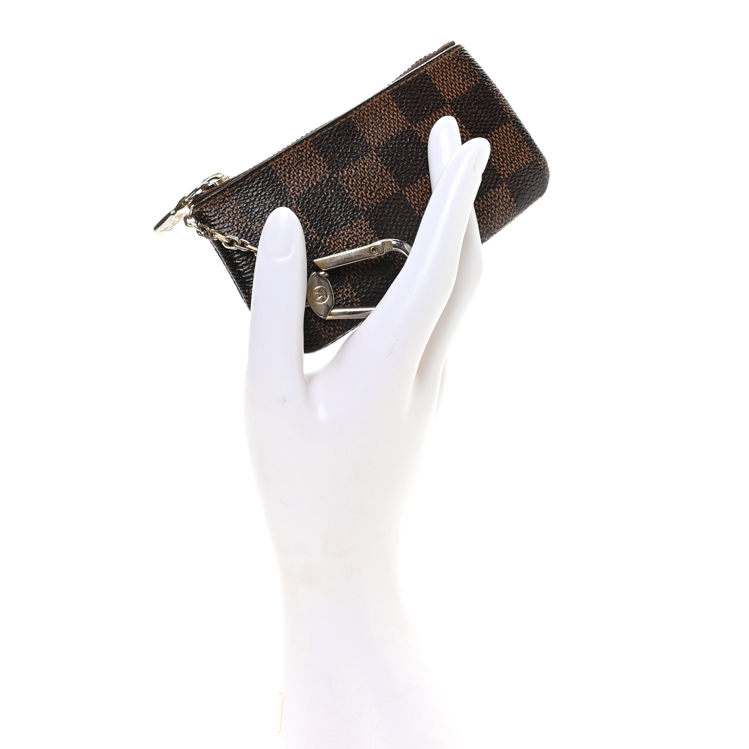 Louis Vuitton Damier Ebene Key Pouch 2 of 8