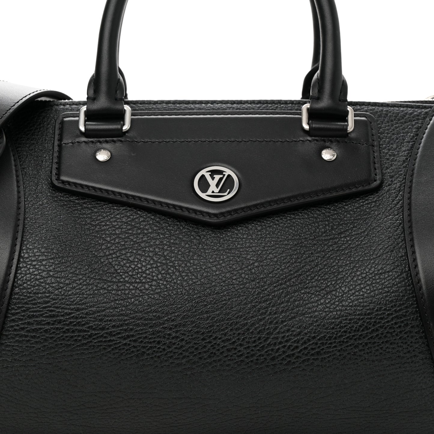 Pixel Lambskin LV Biker MM Black