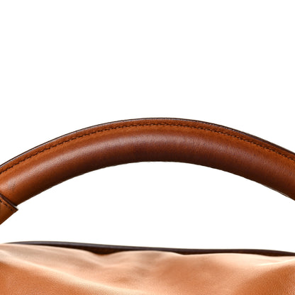 Salvatore Ferragamo Calfskin Suzanna Gancini Satchel Brown 19 of 28