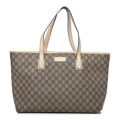Gucci GG Supreme Monogram Joy Tote Off White 1 of 11