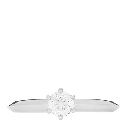 Tiffany Platinum Diamond .26ct Solitaire Engagement Ring 47 4 1 of 7