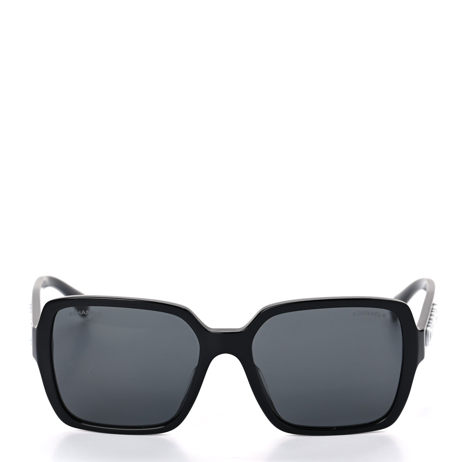 Chanel Acetate Square Sunglasses 5408-A Black 2 of 7