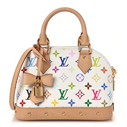Louis Vuitton LV x TM Monogram Multicolor Alma BB White 1 of 11