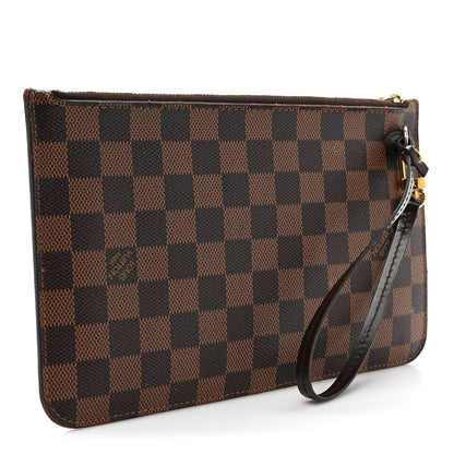 Louis Vuitton Damier Ebene Neverfull MM GM Pochette 3 of 11