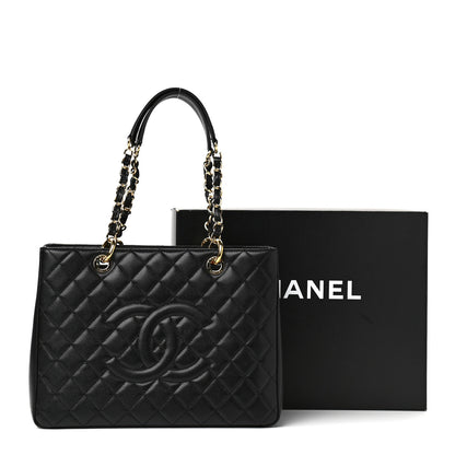 Chanel Caviar Quilted Grand Shopping Tote GST Black 13 of 13