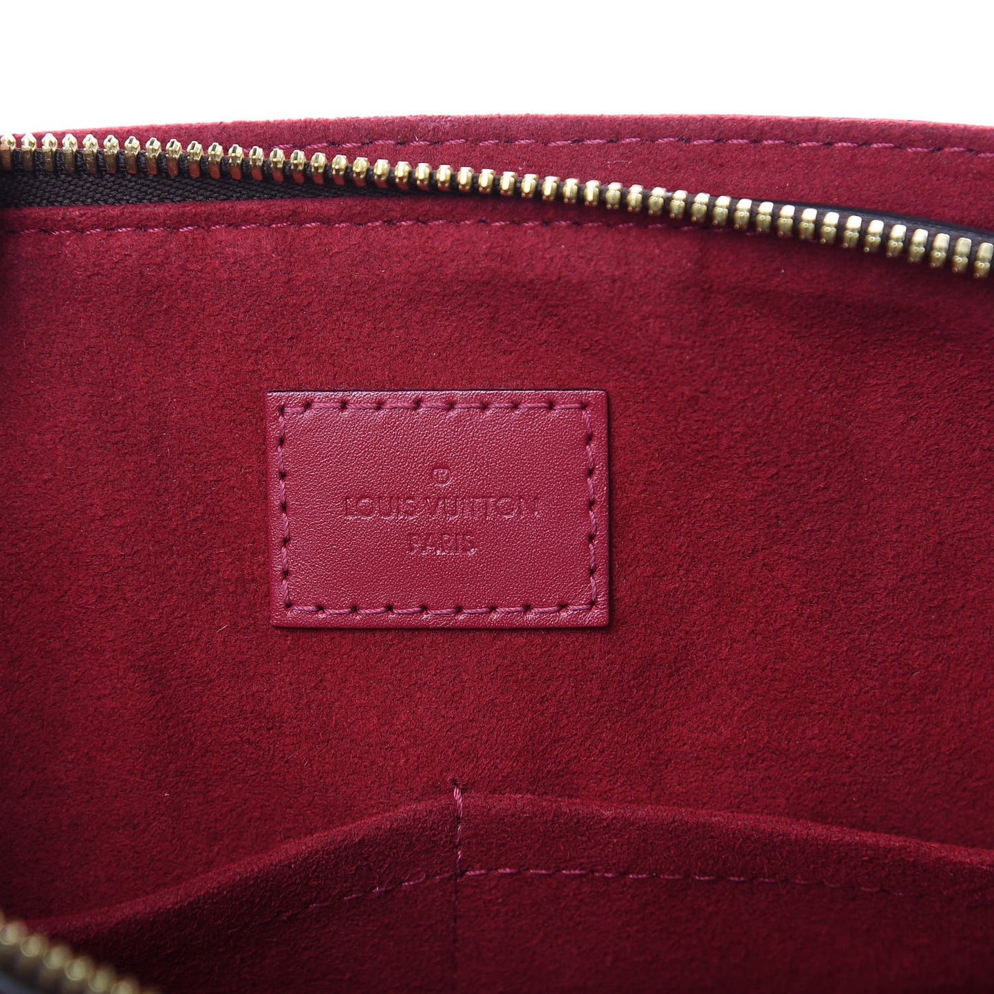 Monogram Flower Zipped Tote PM Lie de Vin