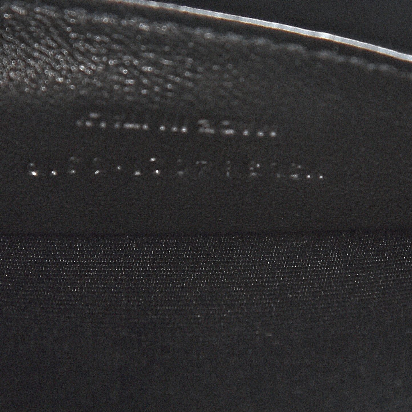Grain De Poudre Medium Classic Monogram Kate Satchel Black