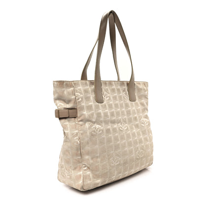 Chanel Nylon Travel Large Tote Beige 3 of 12