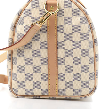 Louis Vuitton Damier Azur Speedy Bandouliere 30 9 of 10