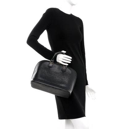 Louis Vuitton Epi Alma PM Black 2 of 13