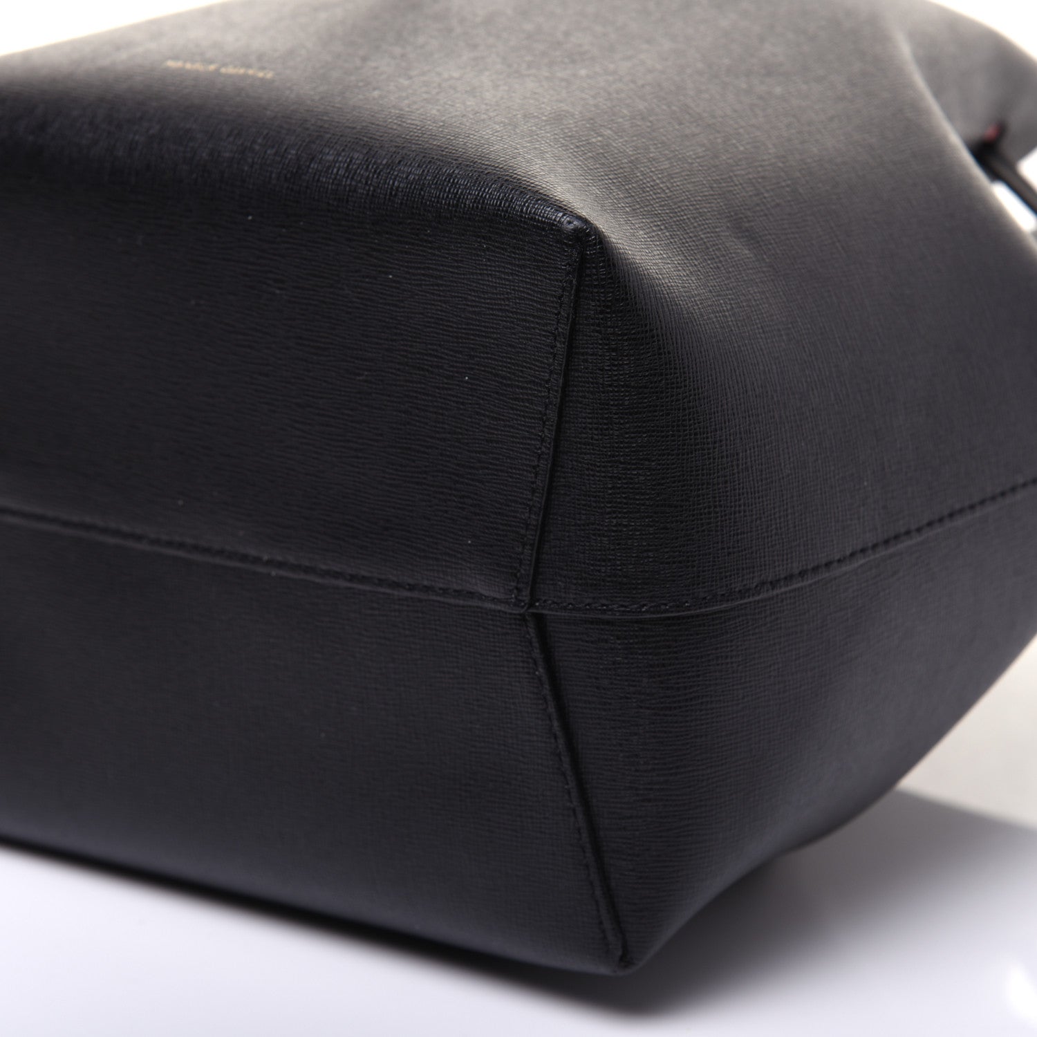 Mansur Gavriel Saffiano Bucket Bag Black Flamma 8 of 20
