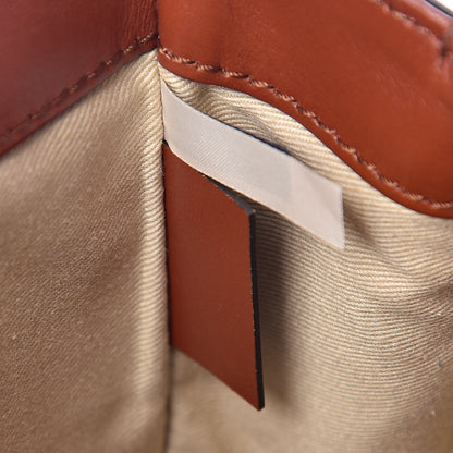 Chloe Calfskin Small C Double Carry Sepia Brown 6 of 10