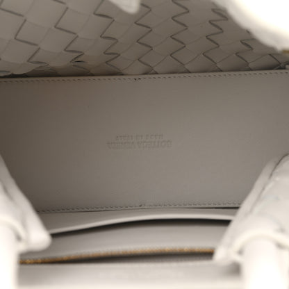 Bottega Veneta Nappa Intrecciato Small Andiamo Shoulder Bag White 5 of 9