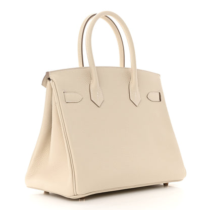 Hermes Togo BIRKIN 30 Craie 3 of 11