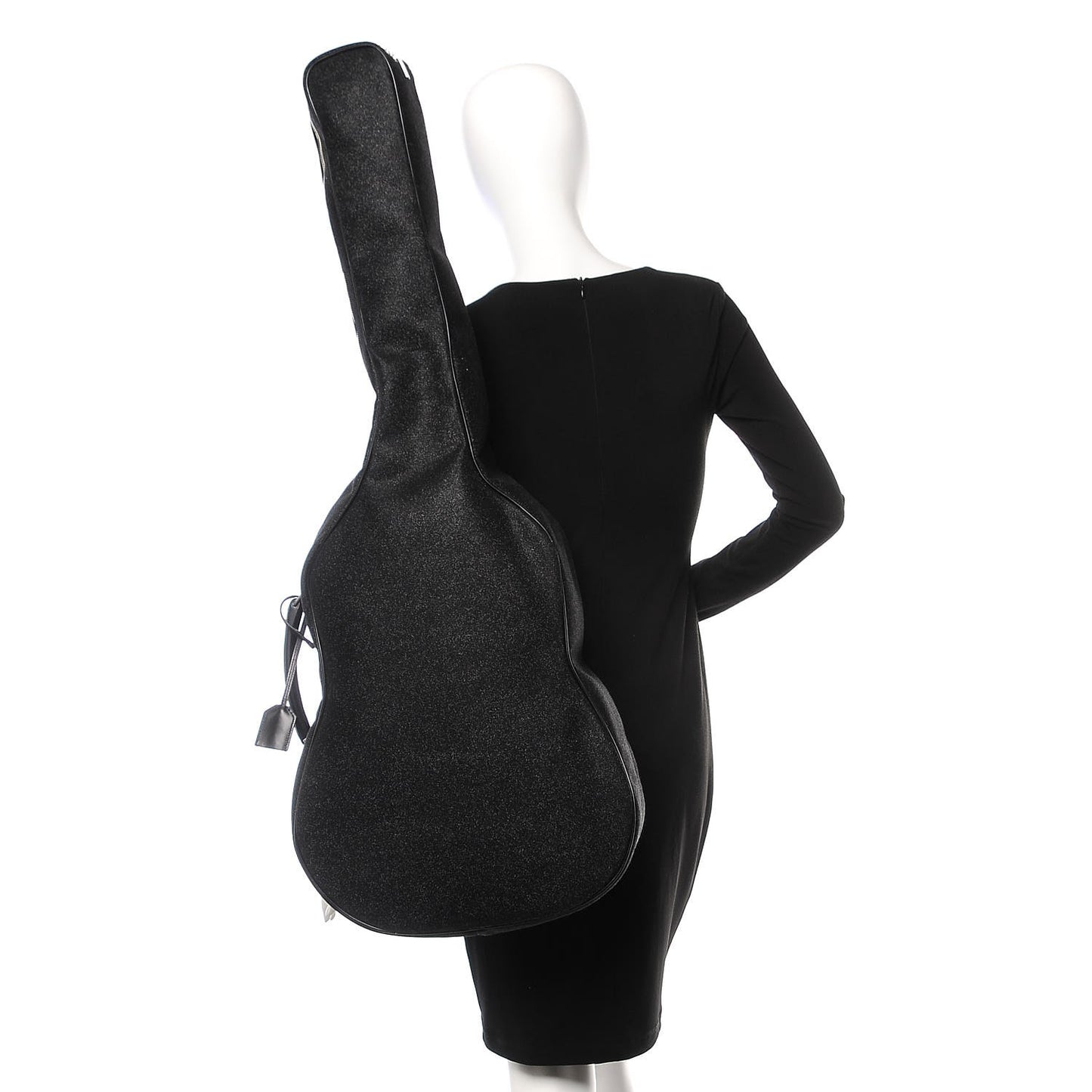 Glitter Canvas Guitar Case Black