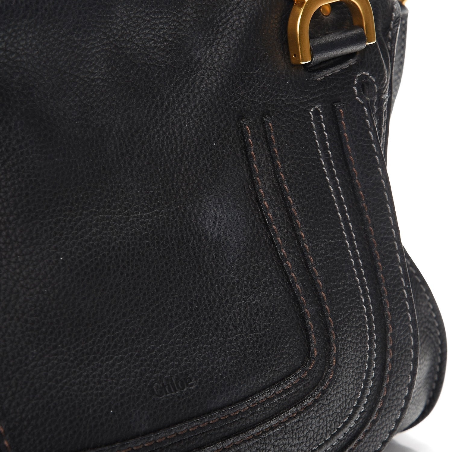 Chloe Calfskin Medium Marcie Satchel Black 11 of 11