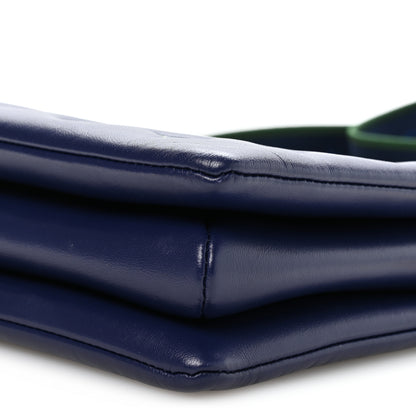 Louis Vuitton Lambskin Embossed Monogram Coussin PM Blue Green 9 of 9