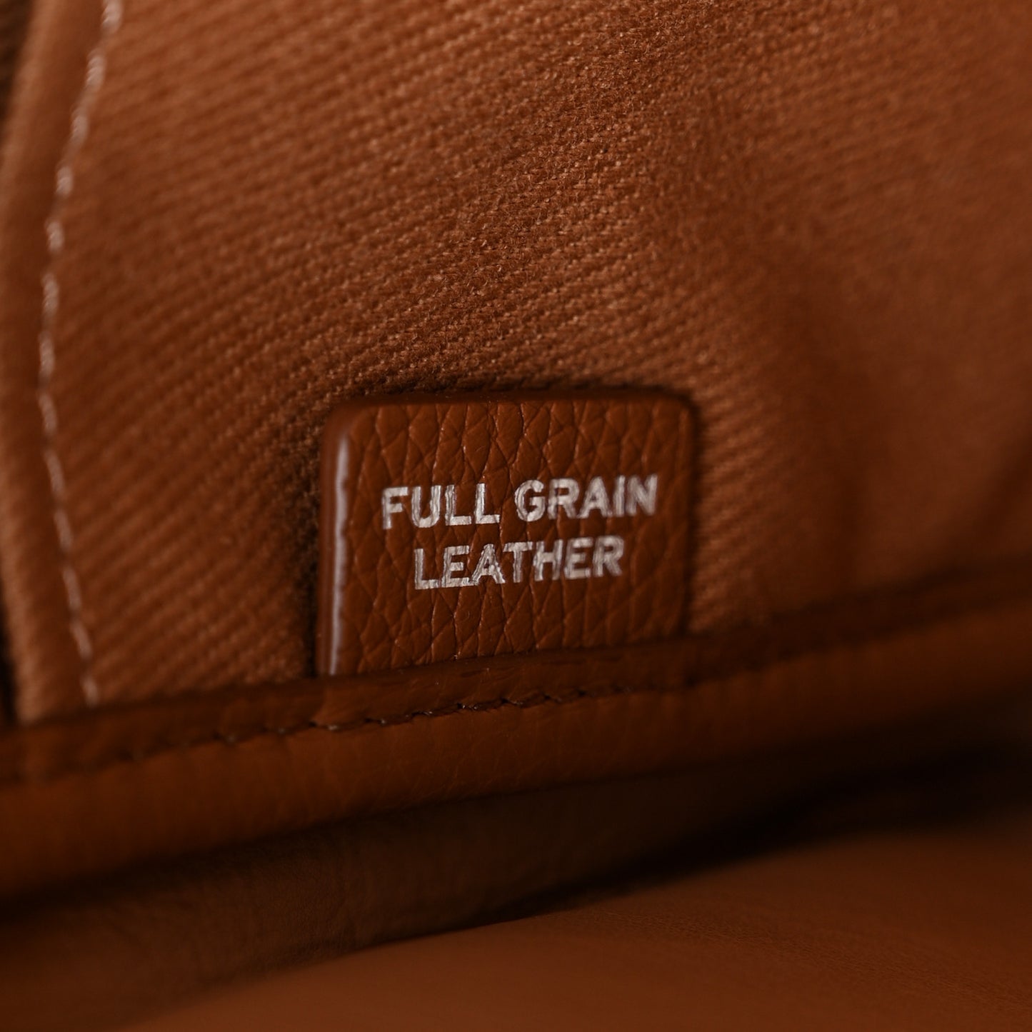 Grained Calfskin Medium The Tote Bag Argan Oil
