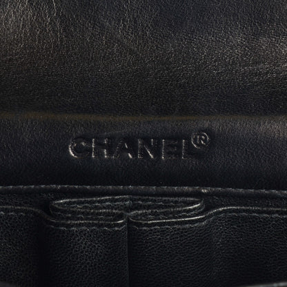 Chanel Lambskin Quilted East West Chocolate Bar Flap Black 11 of 18