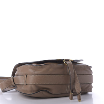 Chloe Calfskin Medium Marcie Round Crossbody Bag Nut 4 of 9