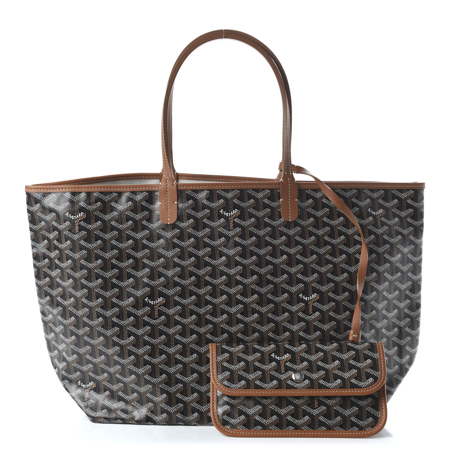 Goyard Goyardine Saint Louis PM Black Gold 1 of 8