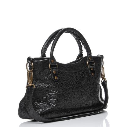 Balenciaga Pebbled Caribou Classic Hardware First Black 3 of 6