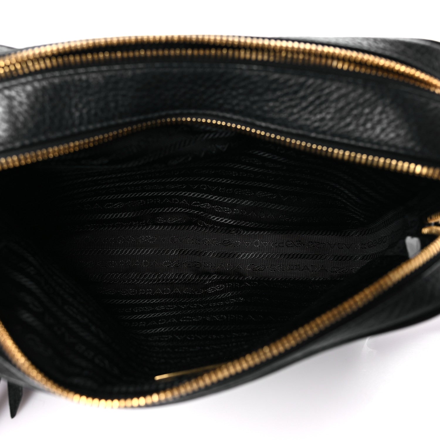 Prada Vitello Phenix Camera Bag Black 5 of 9