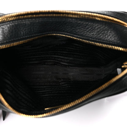 Prada Vitello Phenix Camera Bag Black 5 of 9