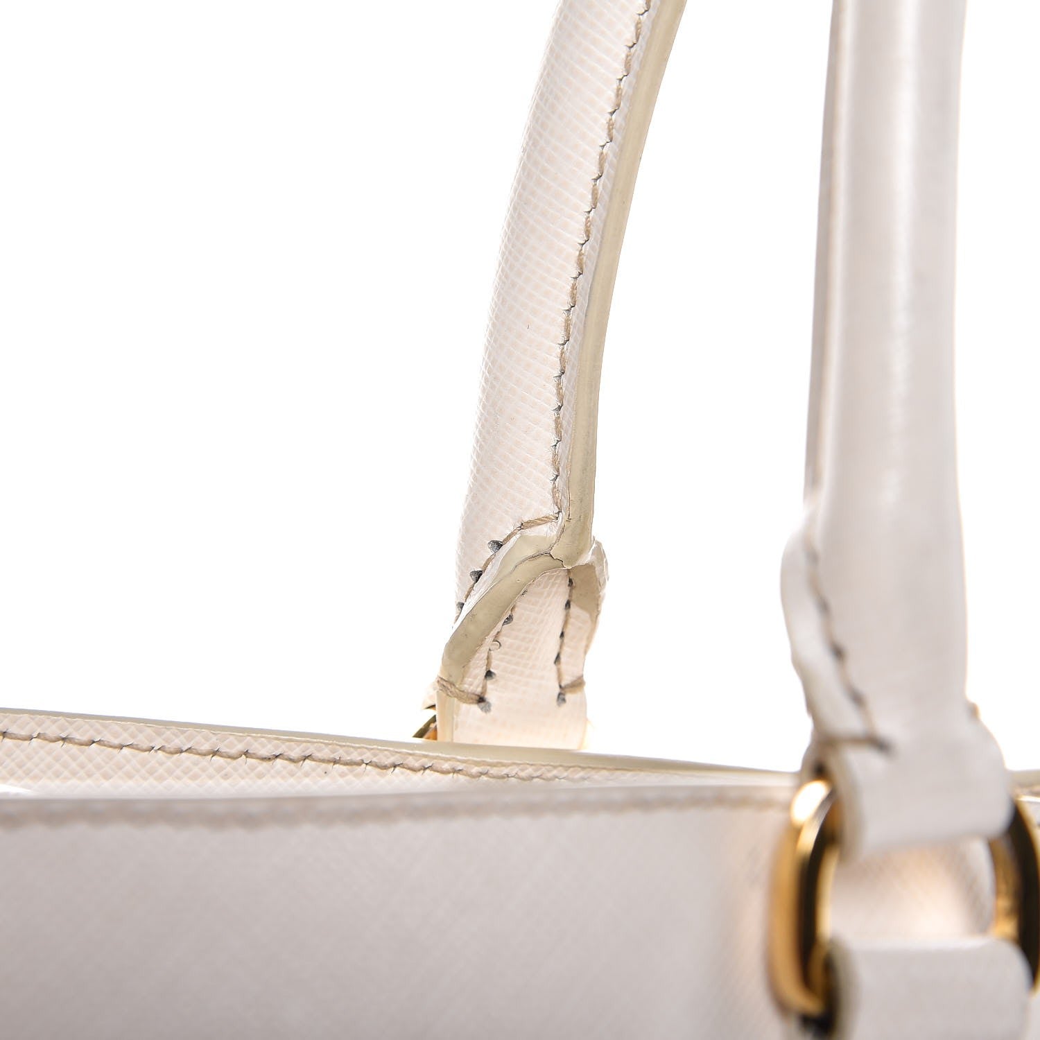 Prada Saffiano Lux Medium Tote Talco 26 of 29