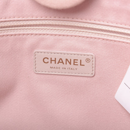 Chanel Mixed Fibers Calfskin Small Deauville Tote Rose Pink 6 of 10