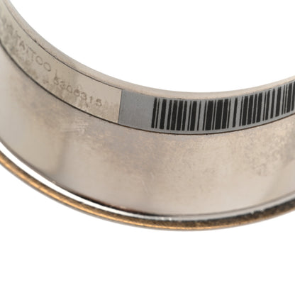 Hermes Enamel Printed Wide Charniere Tendresse Feline Tattoo Hinged Bracelet L Miami 5 of 6