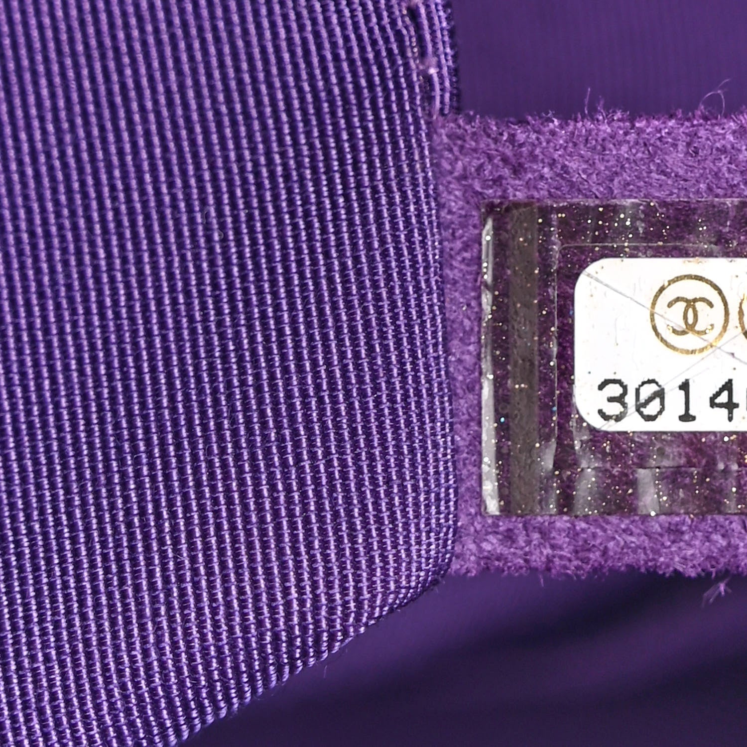 Chanel Calfskin Quilted Bucket Bag Purple 10 of 13