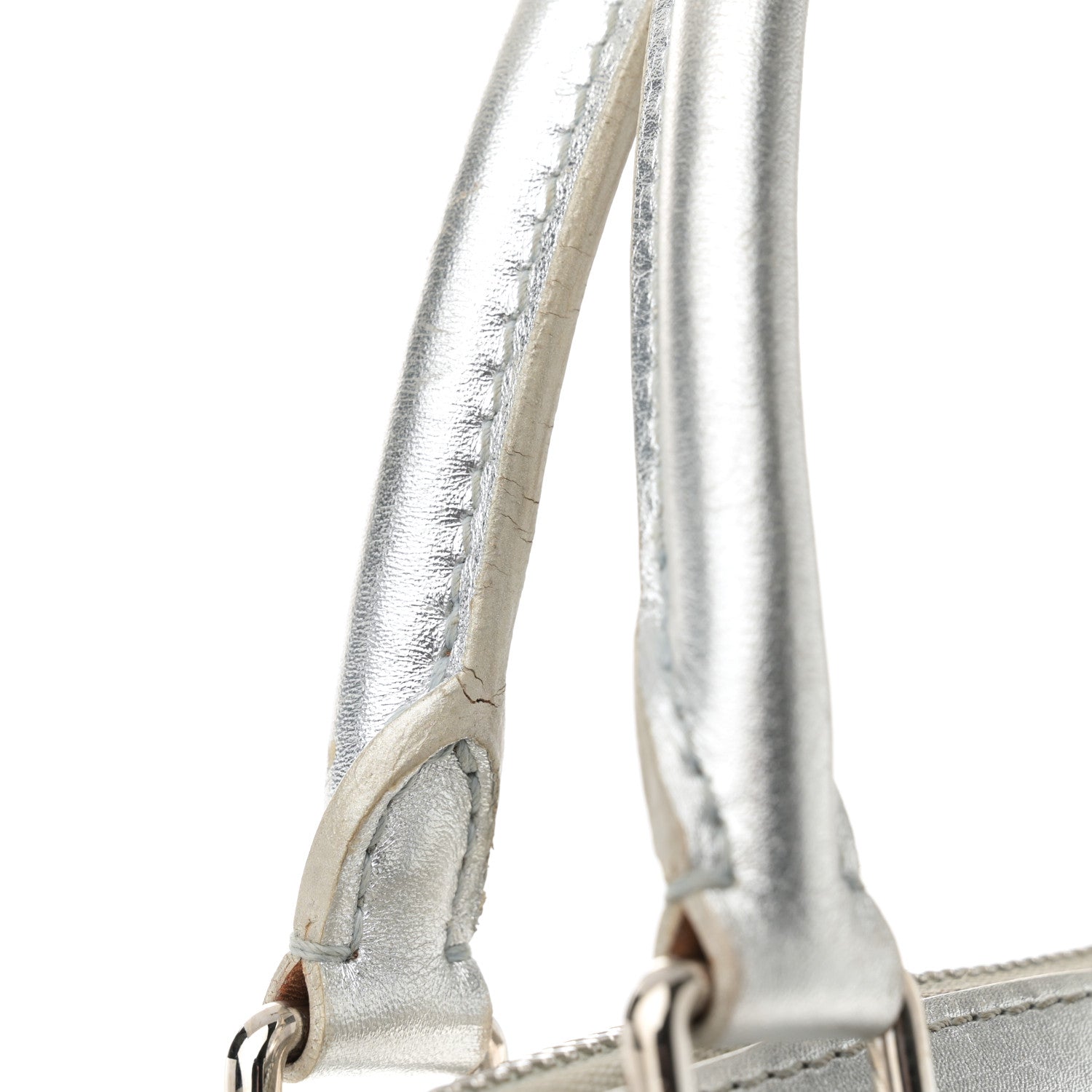 Louis Vuitton Suhali Lockit MM Silver 13 of 14