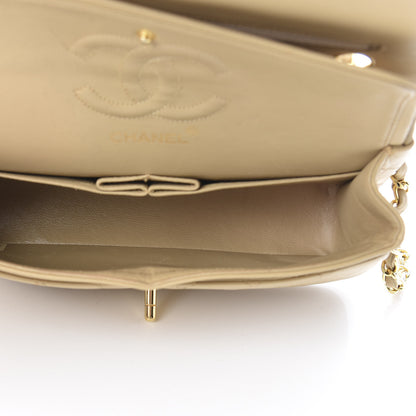 Chanel Lambskin Quilted Small Double Flap Beige 5 of 15