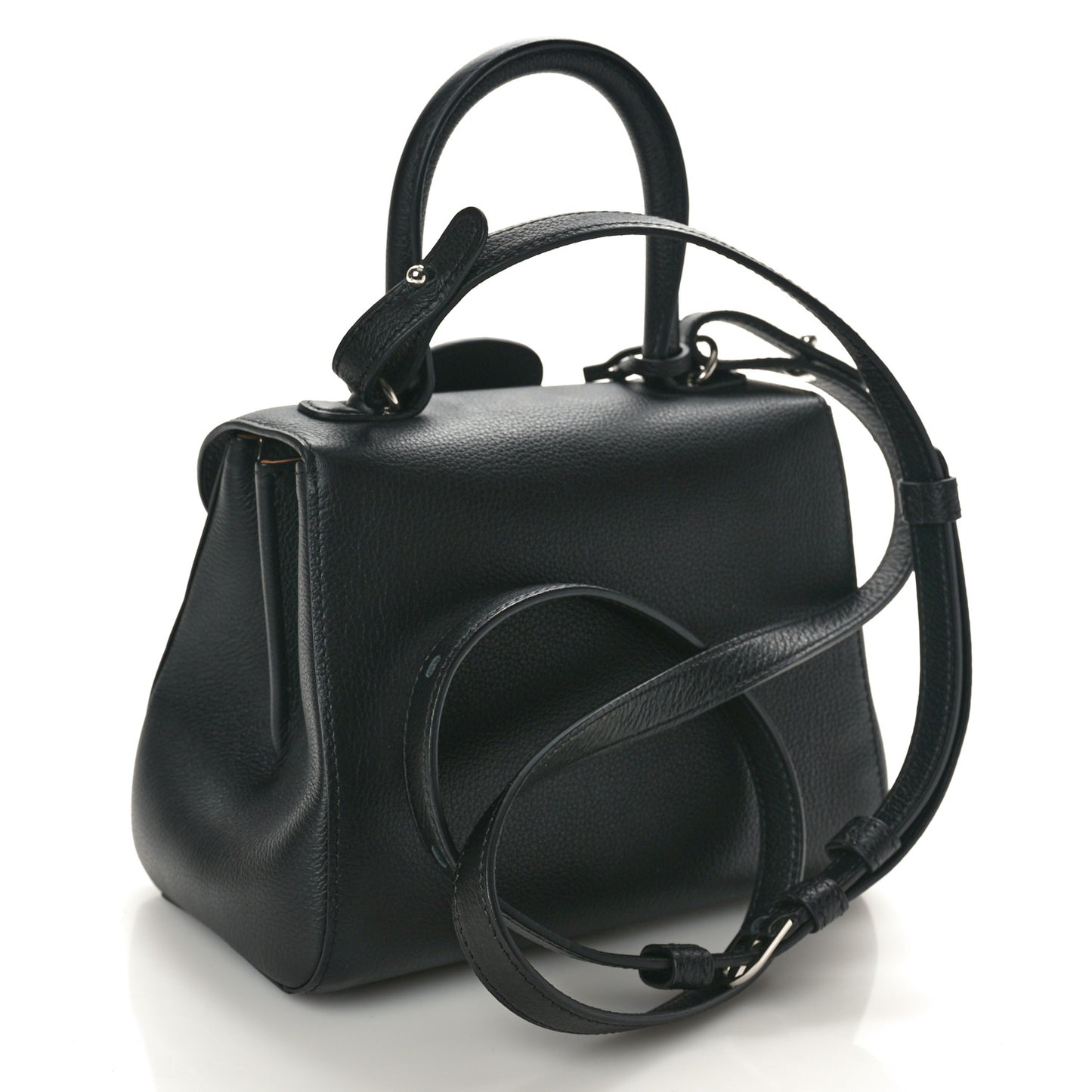 Grained Rodeo Calfskin Mini Brillant Black