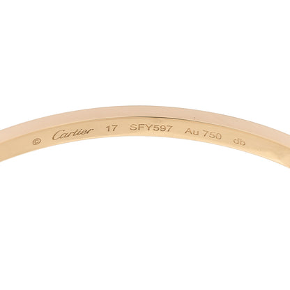 Cartier 18K Yellow Gold Small LOVE Bracelet 17 4 of 5
