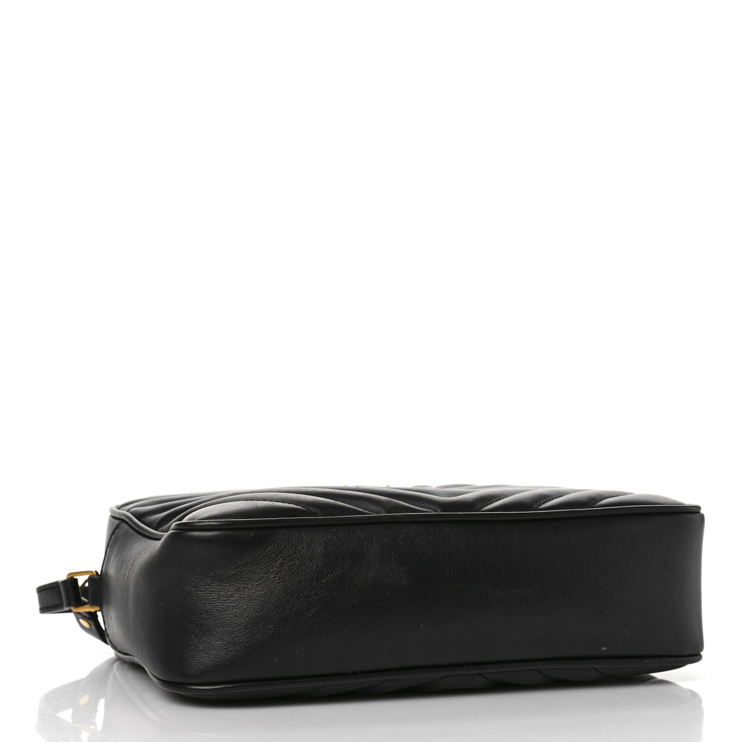 Calfskin Matelasse Monogram Lou Camera Bag Black