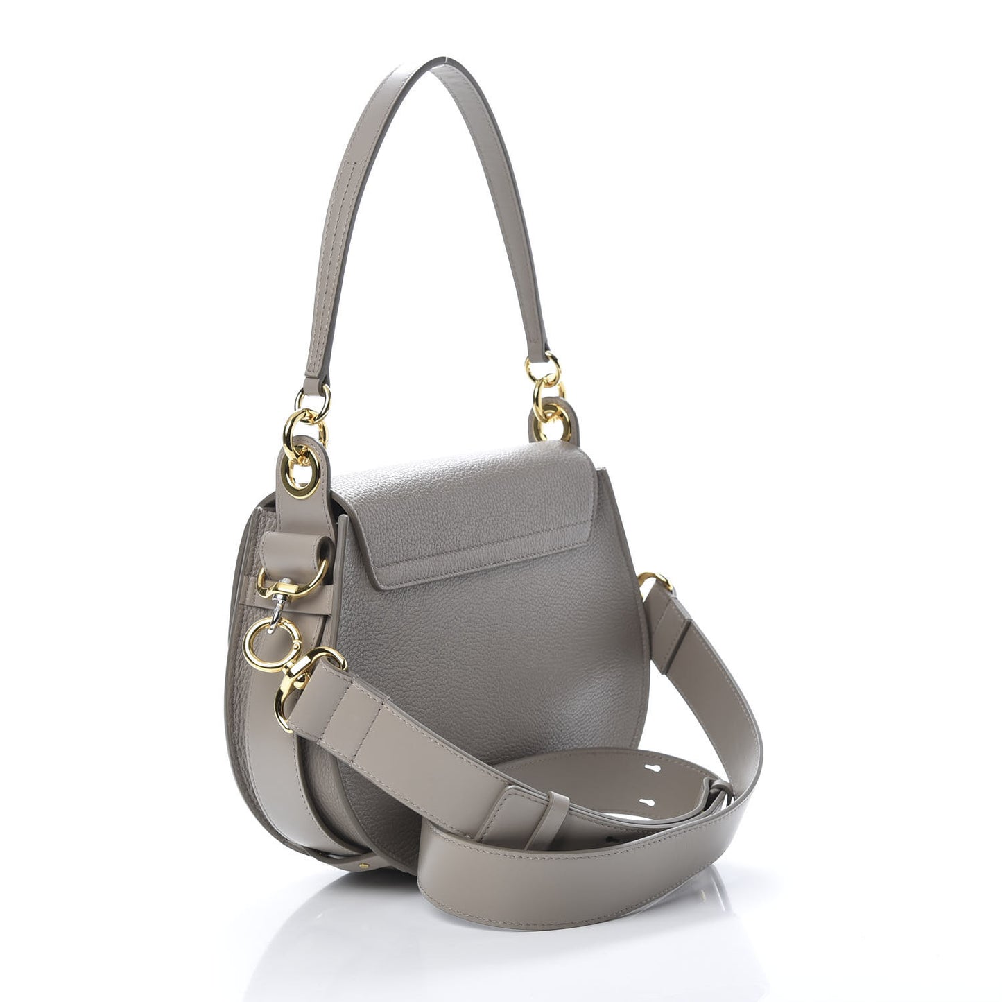 Calfskin Large Tess Bag Motty Grey