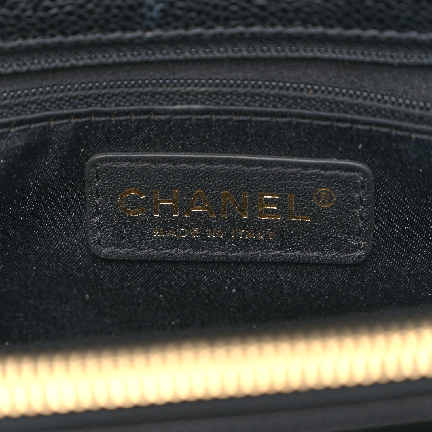 Chanel Caviar Quilted Grand Shopping Tote GST Black 6 of 11