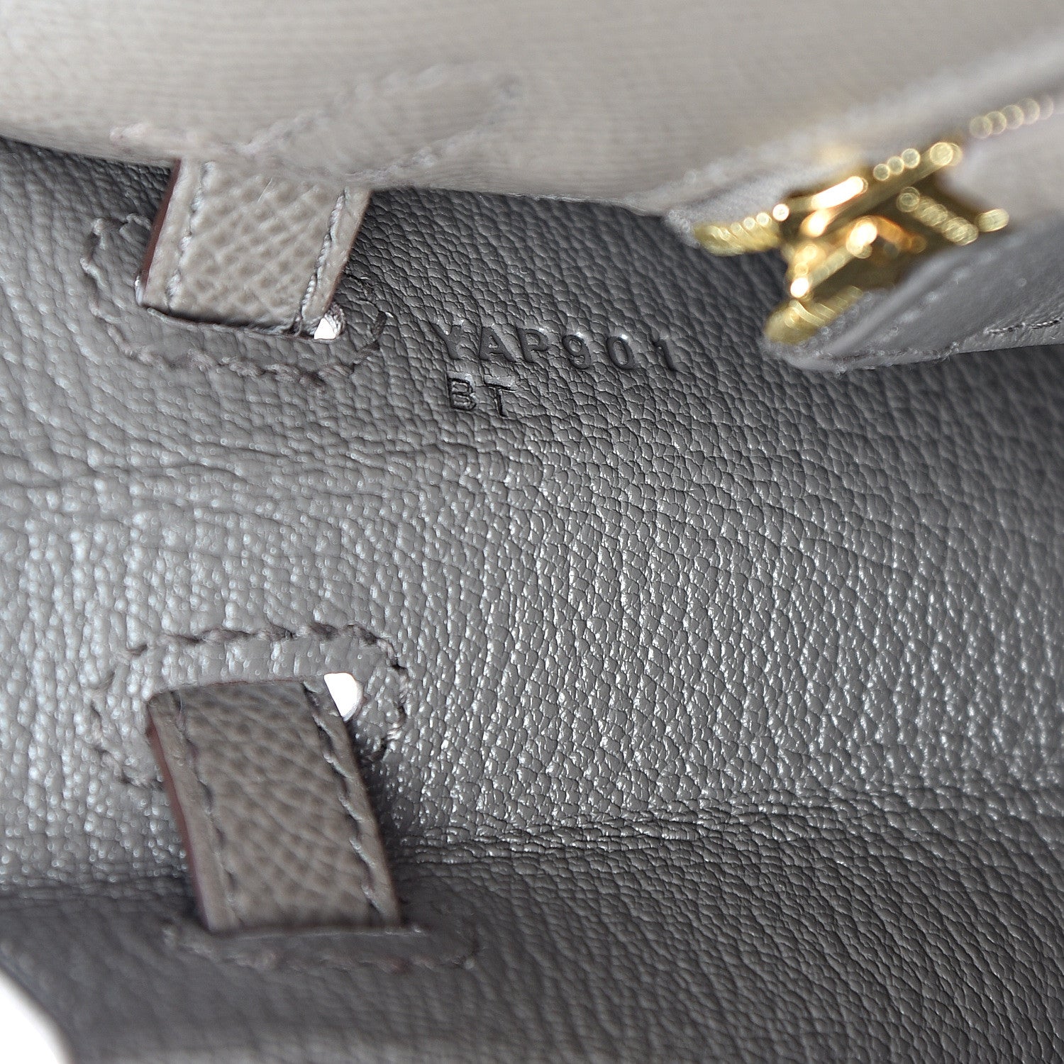 Hermes Epsom Kelly Sellier 25 Etain 6 of 10