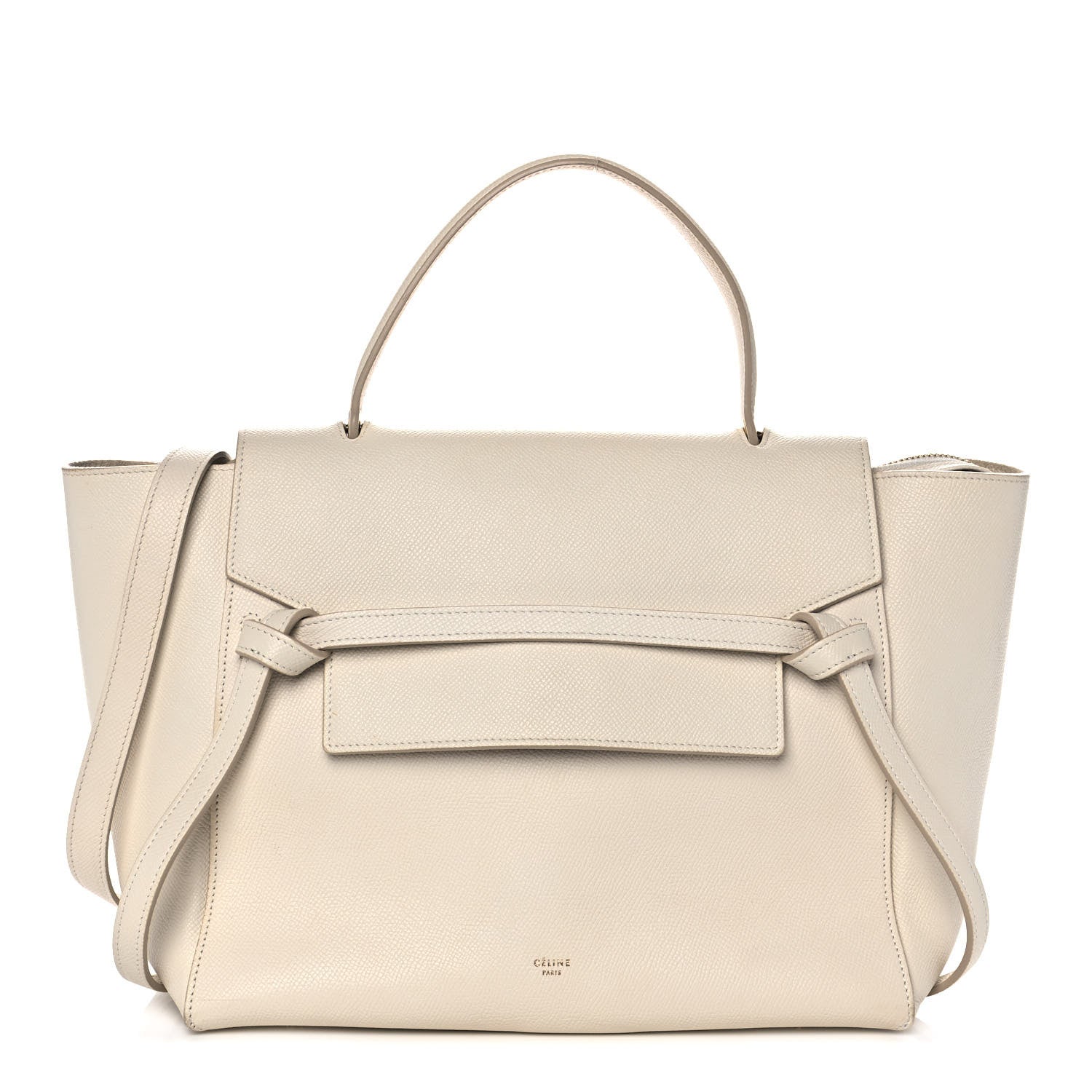 Celine Grained Calfskin Mini Belt Bag White 1 of 14