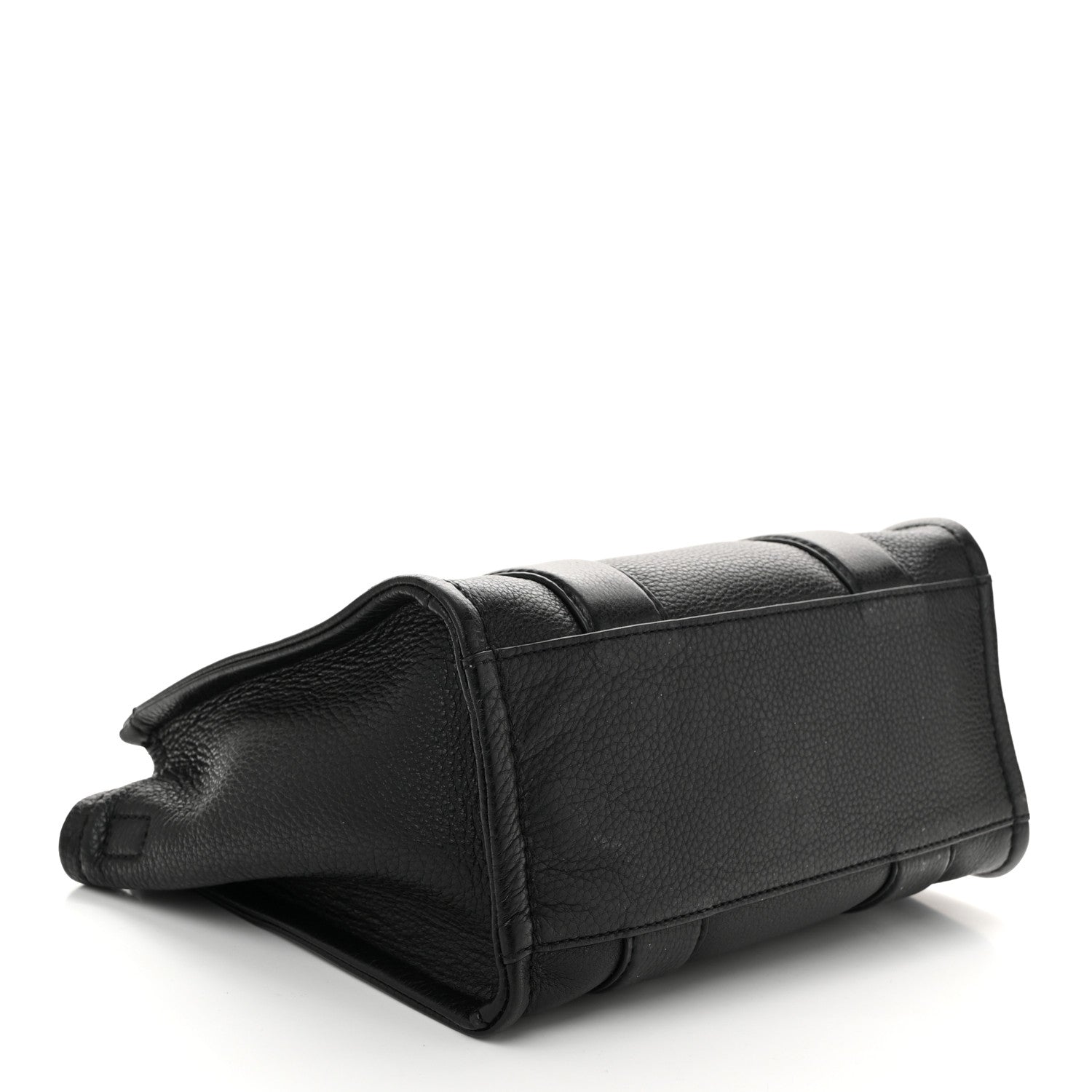 Marc Jacobs Grained Calfskin Small The Tote Bag Black 4 of 14