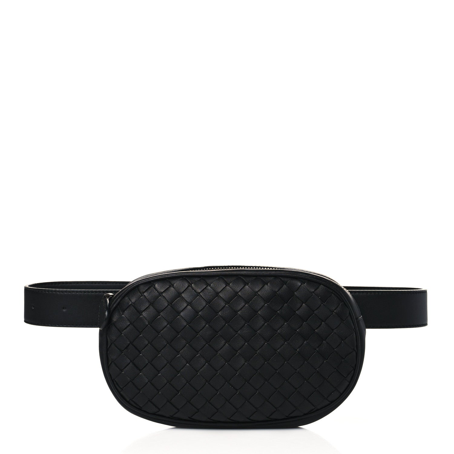 Bottega Veneta Nappa Intrecciato Belt Bag Black 1 of 9