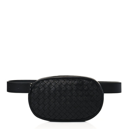 Bottega Veneta Nappa Intrecciato Belt Bag Black 1 of 9