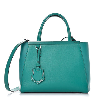 Fendi Vitello Elite Flamingo Petite 2Jours Tote Lago 1 of 9