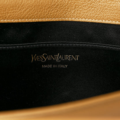 Saint Laurent Goatskin Large Belle De Jour Clutch Beige 6 of 9