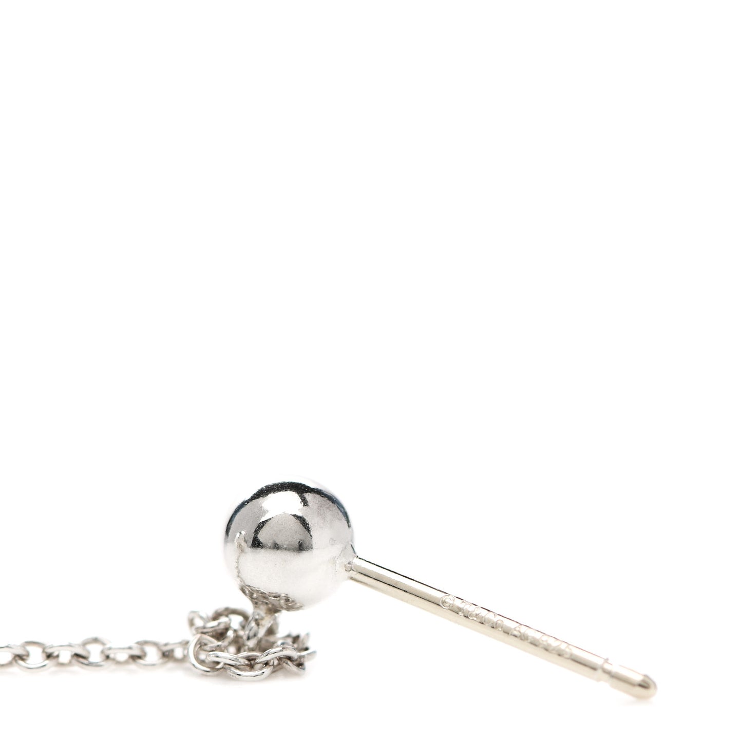 Sterling Silver 10mm HardWear Ball Drop Earrings